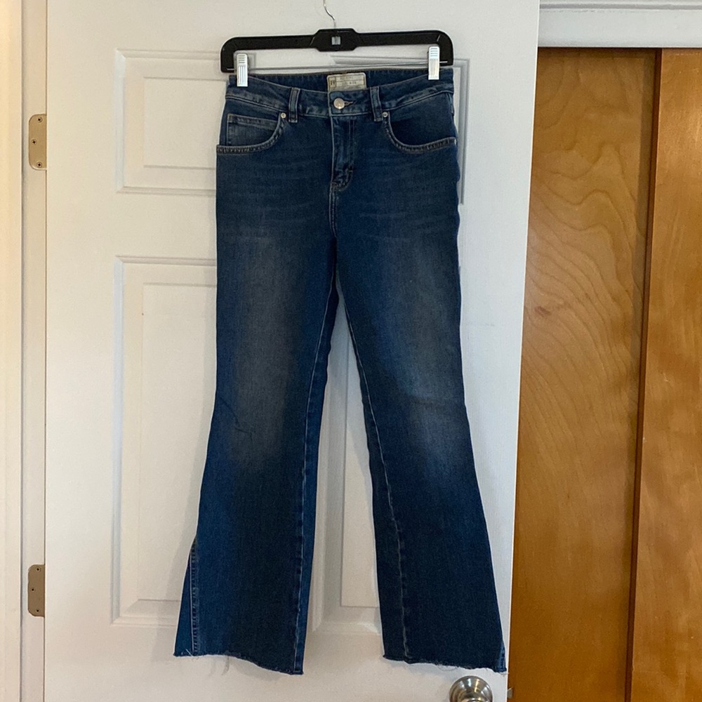 Free People Cropped Flare Jeans 27